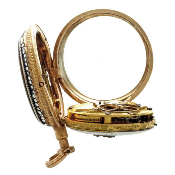 Gold ladies quarter repeater cylinder Circa 1790 Gold ladies quarter repeater cylinder Circa 1790