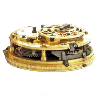 Gold multicolor quarter repeater watch Circa 1775 Gold multicolor quarter repeater watch Circa 1775
