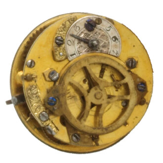 Gold and namelled verge pocket watch Circa 1760