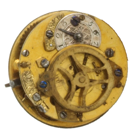 Gold and namelled verge pocket watch Circa 1760 Gold and namelled verge pocket watch Circa 1760