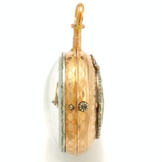 Gold and enamelled verge pocket watch Circa 1760 Gold and enamelled verge pocket watch Circa 1760