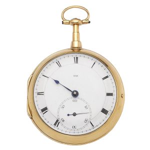 English 22K gold chronometer pocket watch Circa 1794