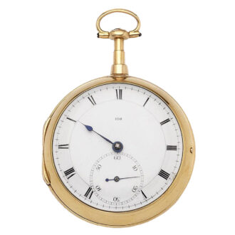 English 22K gold chronometer pocket watch Circa 1794