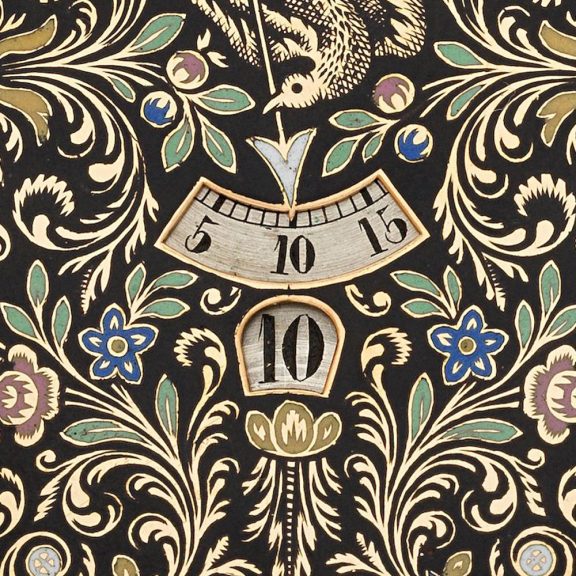 Swiss 18 carat gold and enamel jump hour watch Circa 1890 Swiss 18 carat gold and enamel jump hour watch Circa 1890