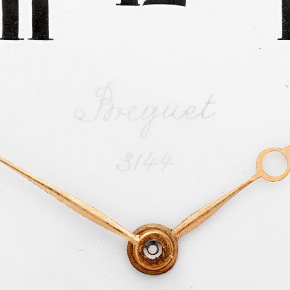 Fine Swiss 18 carat gold keyless wind watch by Breguet Circa 1919 Fine Swiss 18 carat gold keyless wind watch by Breguet Circa 1919