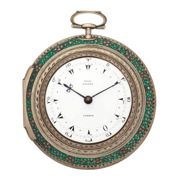 English silver and shagreen verge for the Turkish market Circa 1794
