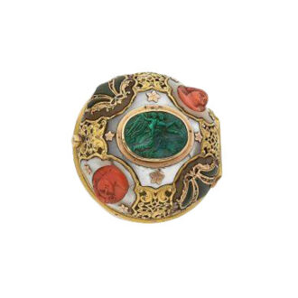 Back Gold quarter repeating watch with ornaments Lebeirg, London