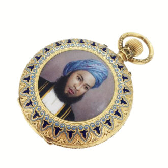 Fine English gold watch made for the Indian market Circa 1893