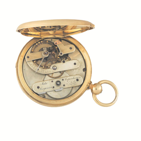 Danish gold watch with chronometer escapement Circa 1850 Danish gold watch with chronometer escapement Circa 1850