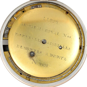 Quarter repeating cylinder by Leroy in gold and silver Circa 1780