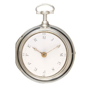 English verge, the dial with the name of the first owner Circa 1786