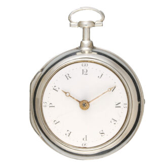 English verge, the dial with the name of the first owner Circa 1786
