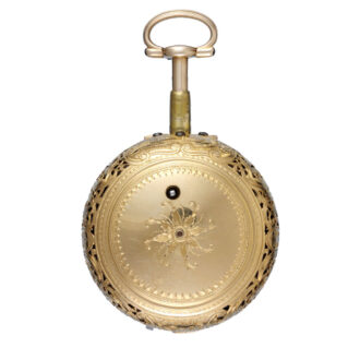 A English gold half quarter repeating cylinder watch Circa 1788