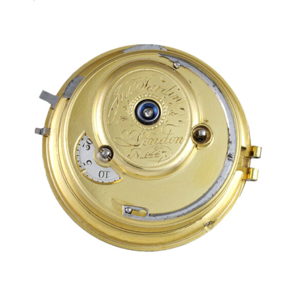 A English gold half quarter repeating cylinder watch Circa 1788 A English gold half quarter repeating cylinder watch Circa 1788