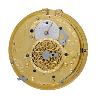 Swiss quarter repeating verge in a gold and enamel case Circa 1790