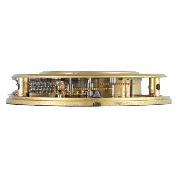 French 18K gold eight day cylinder calendar watch Circa 1790 French 18K gold eight day cylinder calendar watch Circa 1790