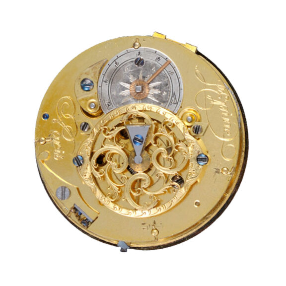 French verge in three colour gold and enamel case Circa 1790 French verge in three colour gold and enamel case Circa 1790