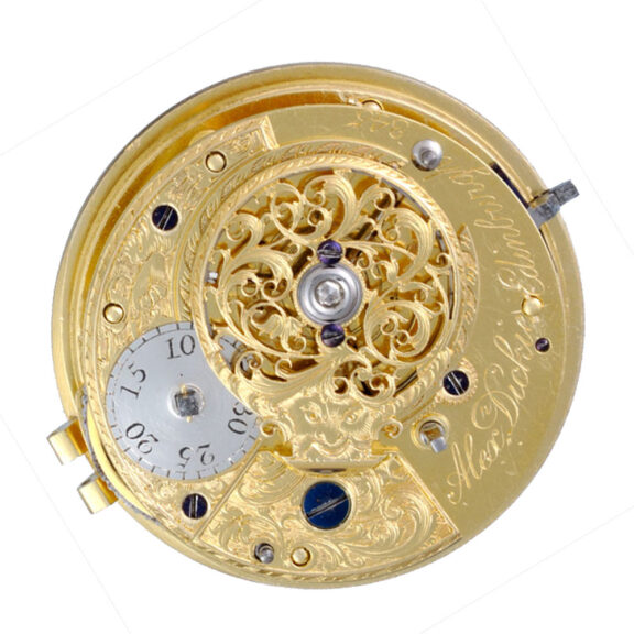 A Scottish cylinder pocket watch in silver pair cases Circa 1792 A Scottish cylinder pocket watch in silver pair cases Circa 1792