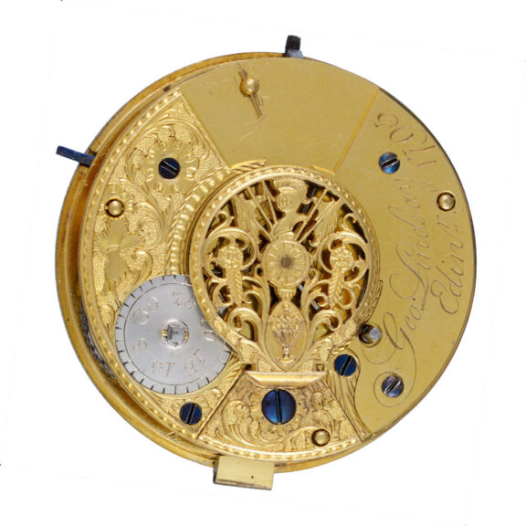 A English doctors dial verge watch in silver pair cases Circa 1793 A English doctors dial verge watch in silver pair cases Circa 1793