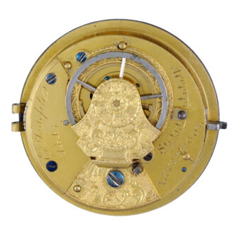 A English verge pocket watch in silver pair cases Circa 1797
