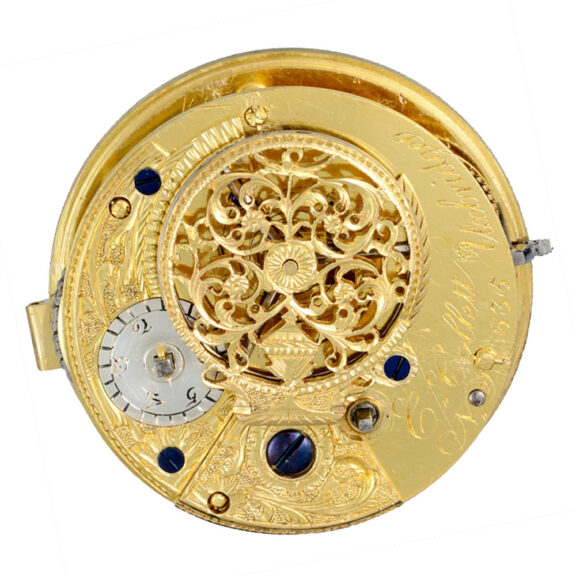 A English verge pocket watch in silver pair cases Circa 1797 A English verge pocket watch in silver pair cases Circa 1797