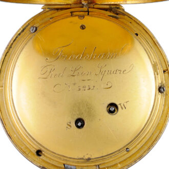 A English duplex by Frodsham in a gilt metal case Circa 1800
