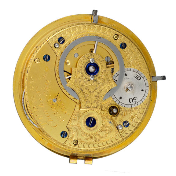 An English ruby cylinder pocket watch in gold pair cases Circa 1802 An English ruby cylinder pocket watch in gold pair cases Circa 1802