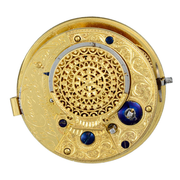 An English verge with unusual named and dated dial Circa 1803 An English verge with unusual named and dated dial Circa 1803