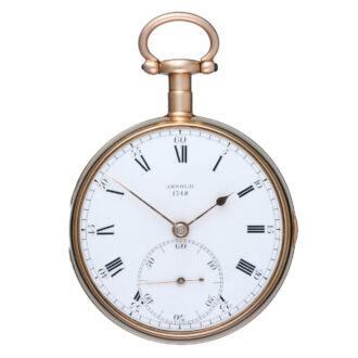 Gold English chronometer converted to lever by Arnold Circa 1807