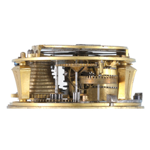 French single handed oignon with cartouche dial Circa 1695 French single handed oignon with cartouche dial Circa 1695