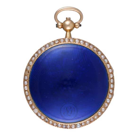 An French verge with pearls and matching chatelaine circa 1810