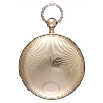 A French gold skeletonised quarter repeating verge Circa 1810