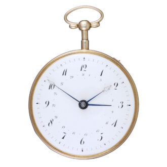 French gold quarter repeating cylinder with calendar Circa 1810 French gold quarter repeating cylinder with calendar Circa 1810