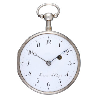 A French quarter repeating verge pocket watch Circa 1810