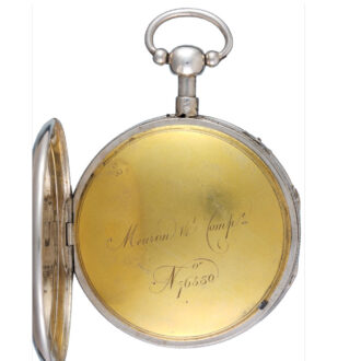A French quarter repeating verge pocket watch Circa 1810