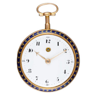An English lever in a gold and enamel consular case Circa 1810