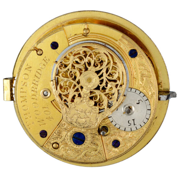 A English verge pocket watch in silver pair cases, circa 1810 A English verge pocket watch in silver pair cases, circa 1810