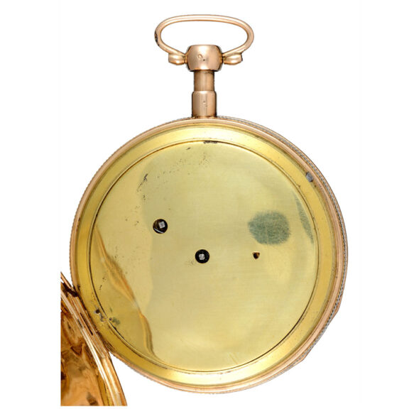 An unusual Swiss quarter repeating verge automaton Circa 1810 An unusual Swiss quarter repeating verge automaton Circa 1810