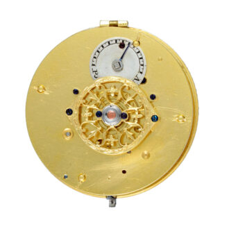 A Swiss verge in a three colour gold consular case Circa 1810 A Swiss verge in a three colour gold consular case Circa 1810