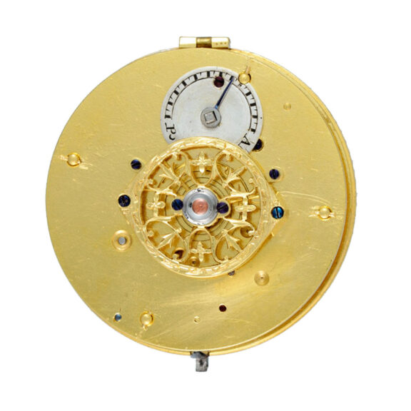 A Swiss verge in a three colour gold consular case Circa 1810 A Swiss verge in a three colour gold consular case Circa 1810