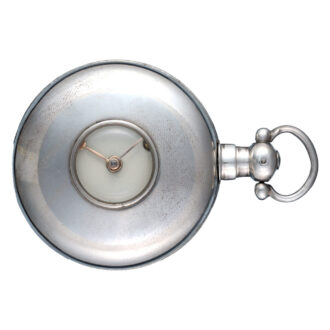 An English rack lever in a silver half hunter case Circa 1813