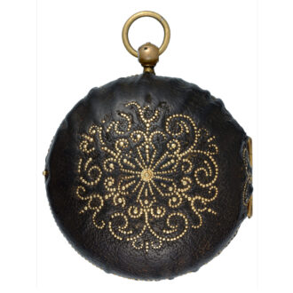 French mock pendulum oignon with pique decorated case Circa 1695