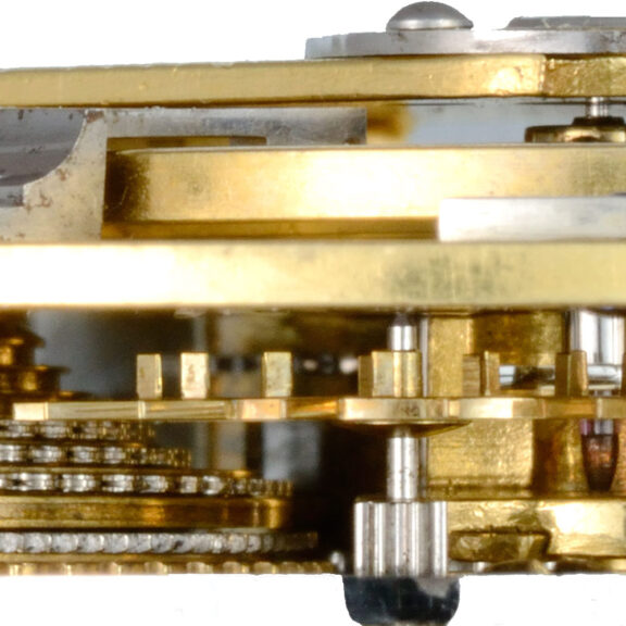 An English duplex pocket watch in a gold case Circa 1814 An English duplex pocket watch in a gold case Circa 1814