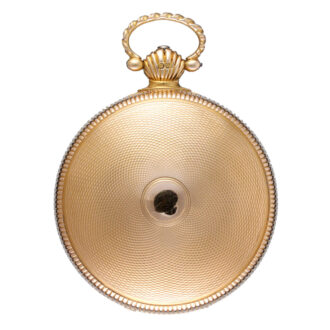 An English verge with gold dial in an gold case Circa 1815