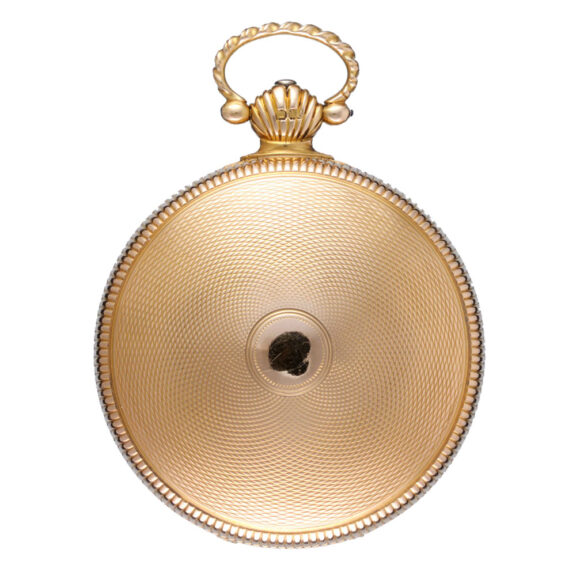 An English verge with gold dial in an gold case Circa 1815 An English verge with gold dial in an gold case Circa 1815