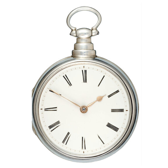 An English debaufre pocket watch in silver pair cases Circa 1815 An English debaufre pocket watch in silver pair cases Circa 1815