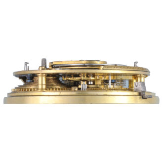 An English cylinder pocket watch in a silver case Circa 1818 An English cylinder pocket watch in a silver case Circa 1818