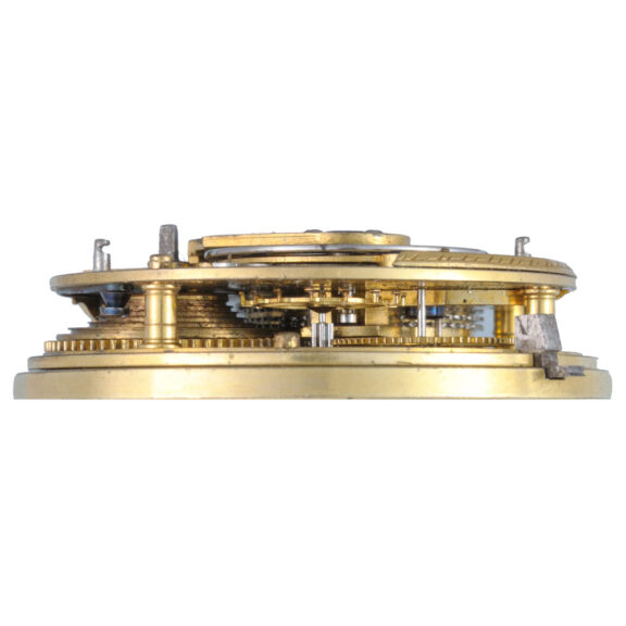 An English cylinder pocket watch in a silver case Circa 1818 An English cylinder pocket watch in a silver case Circa 1818