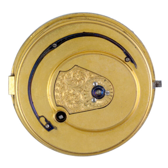 An English cylinder pocket watch in a silver case Circa 1818 An English cylinder pocket watch in a silver case Circa 1818