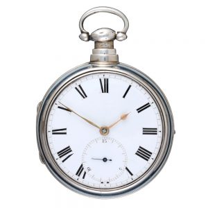 An English rack lever with 15 subsidiary seconds Circa 1818